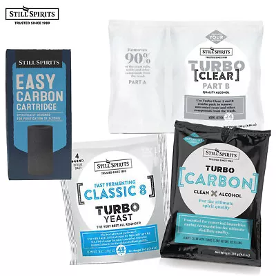 Still Spirits Turbo Classic8 Yeast Carbon Clear EZ Filter Carbon Cartridge • $34.99