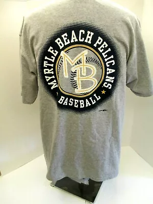 Myrtle Beach Pelicans 2007 Baseball Men's Jansport Large 2 Sided Tee Shirt NWT • $15.99