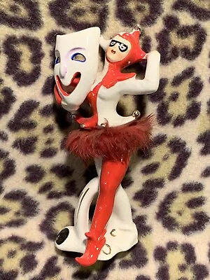 Vintage Enesco/Sonsco Comedy Mask She Devil Ballerina  Figurine • $195
