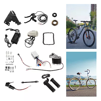 Electric Bicycle Conversion Kit Cycling E-Bike Brush Motor & Controller 24V 250W • $72.20