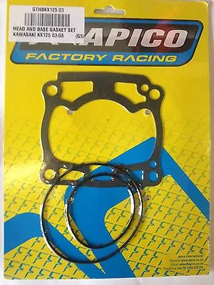 Kawasaki  Kx125  Kx 125   2003 - 2008  Apico Top End Head & Base Gasket  Set • $14.79