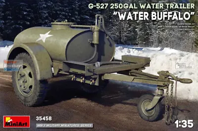 MIA35458 1:35 Miniart G-527 250-gallon Water Trailer 'Water Buffalo' • $29.74