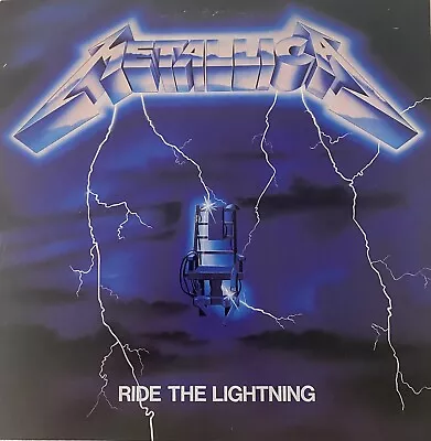 Metallica Ride The Lightning Vinyl LP 1984 Megaforce Records MRI769 First Press • $90