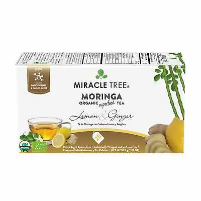 Organic Moringa Tea Lemon & Ginger • $6.99