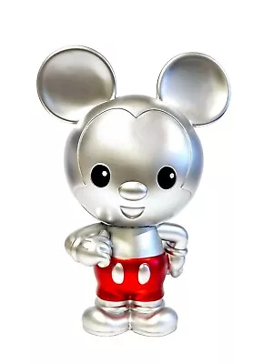 Disney 100 Years Mickey Mouse Matallic 10  Coin Bank Molded Bust Figure Piggy • $24.95