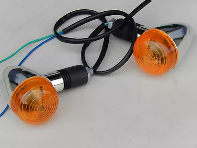 2 Of Apc Mini Chopper Front & Rear Turn Signals 12v Gas Scooters • $14.99