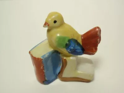 Vtg Occupied Japan Miniature Ceramic Bird Figurine • $7