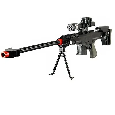 315FPS 6mm Semi-Auto Airsoft Sniper Rifle Gun Tactical Setup 38  W/ Red Dot Site • $39.99