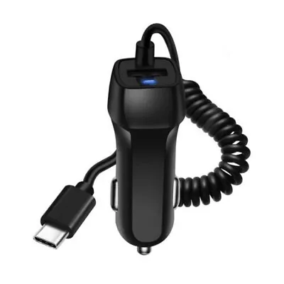 USB Type C Charging Adapter For Car Charger For Samsung Redmi Oppo Android Phone • £4.85