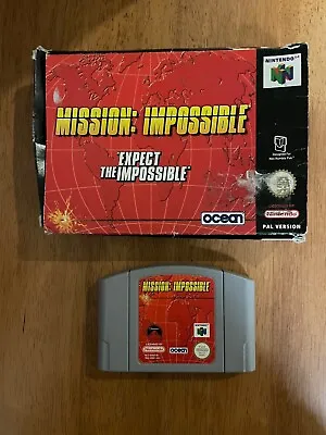 Mission Impossible With Box - Nintendo 64 Game - Pal • $35