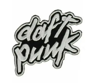 Daft Punk Patch (3.5 ) Silver Iron-on Badge Electro Funk Band DIY Gift Patches • $7.99