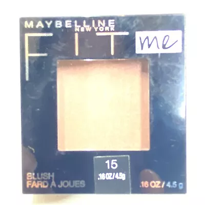 Maybelline Fit Me Blush 15 Nude Creamy Smooth .16oz New • $7.85