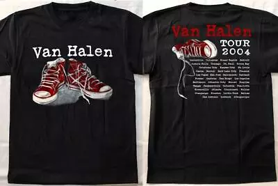 Van Halen White Red Shoes Tour 2004 T-Shirt Gift Fans Rock Music S-3XL • $29.98