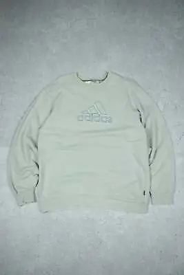 Vintage Adidas Embroidery Logo Sweatshirt Large • $52