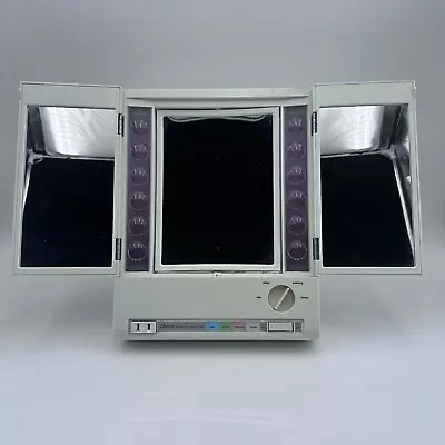 Vintage Original Clairol True To LIght VIII Lighted Makeup Mirror Deluxe Vanity • $48.95