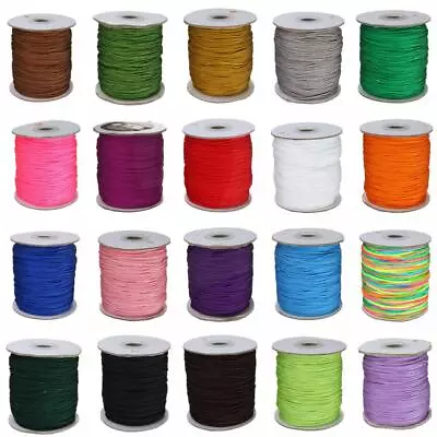 £6.99 • Buy 170m Nylon Cord Thread Chinese Knot Macrame Beading DIY Bracelet Braided 1.5mm