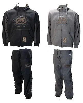 Ecko Unltd Root Of All Evil Tracksuit Rare Authentic Bnwt Gray/lgray Size Small • £89.95