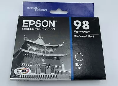EPSON 98 High Capacity Black Ink Cartridge T098120 EXPIRED • $15.99