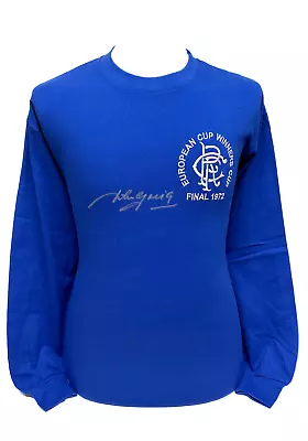 £249.99 • Buy John Greig Glasgow Rangers Signed 1972 Ecwc Final Football Shirt Proof & Coa