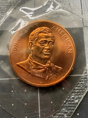John Wayne American Commemorative 1979 Bronze Coin Medallion Token • $9.99