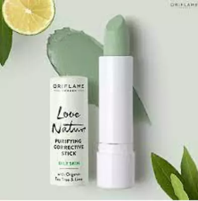 Oriflame Love Nature Purifying Corrective Stick With Organic Tea Tree & Lime 4g • £14.33