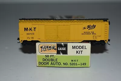 N Scale Atlas MKT 50' Double Door Boxcar 99723 C36598 • $16.99