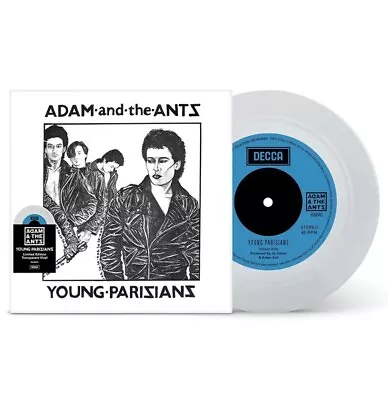 Adam And The Ants: Young Parisians Transparent Coloured Vinyl 7  Single CHEAPEST • £9.99