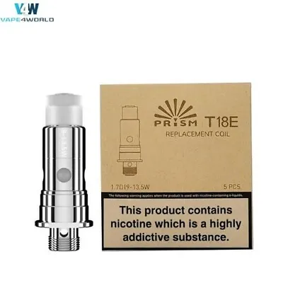 Innokin T18E Pro Coils 1.7ohm MTL Coil Pack Of 5 Replacement 1.7Ω Coil - 9-13.5W • £7.39