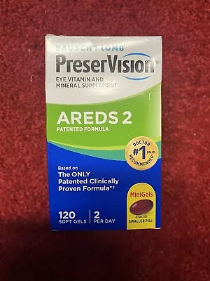 PreserVision Areds 2 Eye Vitamin And Mineral - 120 Softgels Exp 11/24 • $17.95