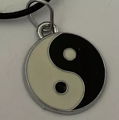 Enamelled    Plated   Ying _ Yang   Necklace -- (great_gift) • $5