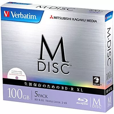 Mitsubishi Chemical Media M-DISC 1 Times For Recording BD-R XL DBR100YMDP5V1 Si • $161.82