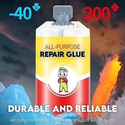 All Purpose Repair Glue Casting Repair-Glue For Metal Bonding Agent  Paste 95ml • £4.58