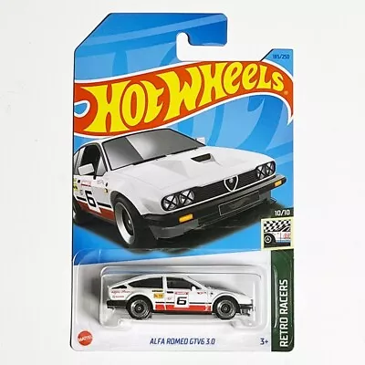 Hot Wheels 2023 Alfa Romeo GTV6 3.0 (White) Retro Racers • $11.37