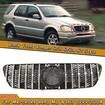 For 1999 2000-2004 Benz W163 ML Class Front Bumper Grille Mesh Body Kit 1PC • $94.47