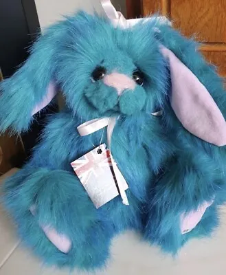 Kaycee Bears Maddison Bunny 16/18 Pieces RARE BNWT Blue/Pink 33cm 🐰⭐️🐰⭐️ • £190