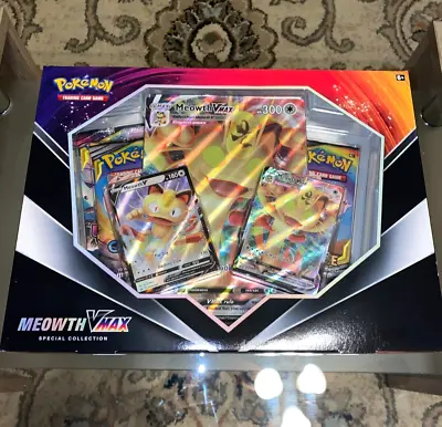 Pokemon Meowth VMAX Special Collection Box - Cosmic Eclipse+ - Factory Sealed🔥 • $109.95