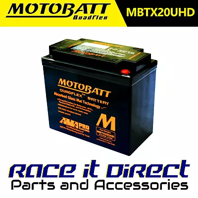 Motobatt YTX20L-BS High Performance Replacement Battery MBTX20UHD • £102.95