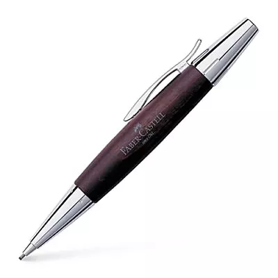 Design Emotion Pearwood Polished Chrome Dark Brown Mechanical Pencil 138381 • $71.85