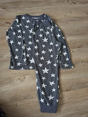 Pyjamas Fleecy Warm Gray With StarsvAge 11-12 • £1.99