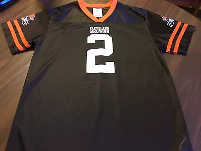 Cleveland Browns  Nfl  # 2  Manziel  Football Jersey By Nfl Size Yth Xxl (20) • $19.99