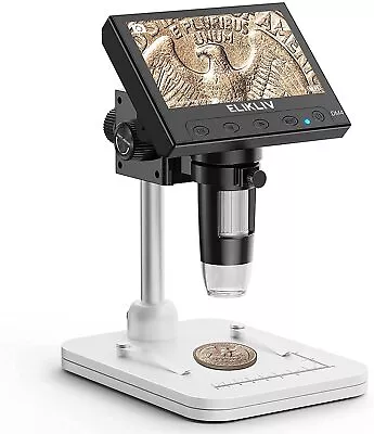 Microscopio De Monedas Microscopio Digital Lcd De 43  1000X Microscopio De... • $50.29