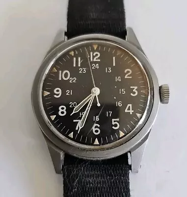 Vintage 1960's Benrus Vietnam War Men's Watch  • $700