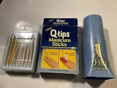 Vintage Q-tip Cotton Swab Single Pop Up Dispenser With The Baby On The Front  • $39.99