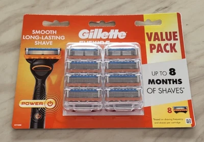 $22 • Buy Gillette Fusion Power Razor Blades Pack Of 8 Cartridges + Free Shipping