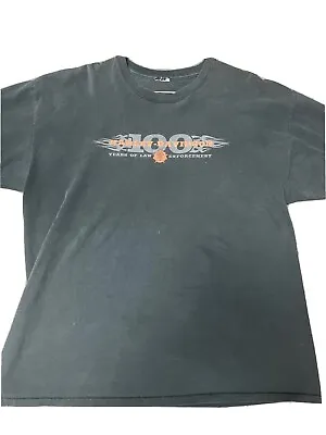 Harley Davidson Year Of Law Enforcement Shirt Vintage Missing Label • $25