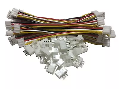 15 SETS JST PH 2.0MM 4 Pin Female Double Connector With Wires 100MM 1007 26AWG • $13.99