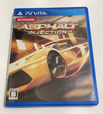 Asphalt: Injection PS Vita Japan Import USED PlayStation PSV アスファルト インジェクション • $29.99