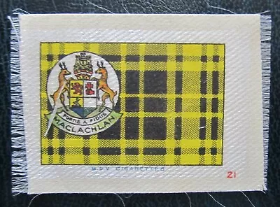 £2.49 • Buy BDV Cigarette Silk Card Scottish Clans Tartan Maclachlan 1922 MULTI BUY DISCOUNT