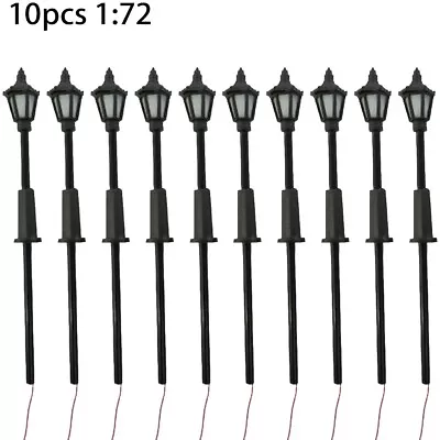 £5.46 • Buy Gauge Model Railway Street Lights Lamps LED Lamppost Pack Of 10 00 Guage