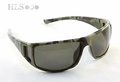 $17.33 • Buy Polarised Camo Green Fishing Sun Glasses Outdoor Grey Lens Reduce Glare HLS